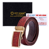Thắt lưng nam da cá sấu da bụng 3,5P nhiều màu HD4201-02-03-40
