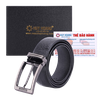 Thắt lưng nam da đà điểu trơn đầu kim 3,5P nhiều màu HD4413-14-15-16