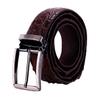 Dây nịt nam da cá sấu gai lưng đầu kim 4P màu đen, nâu đất, nâu đỏ, vàng bò HD4709-10-11-12