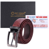 Dây nịt nam da cá sấu gai lưng đầu kim màu đen, nâu đất, nâu đỏ, vàng bò HD4727-28-29-31