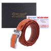 Dây nịt nam da cá sấu nhiều loại màu vàng bò HD4236-4291-4777-4806