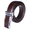 Dây nịt nam da cá sấu viền da 3,5P màu đen, nâu đất HD4811-12