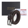 Dây thắt lưng nữ da bò bát gài Huy Hoàng màu da, đen, nâu HD5147-48-49