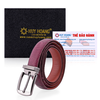 Thắt lưng nữ da đà điểu cao cấp 2,5P màu đỏ, tím HD5408-09-13-17-25-27