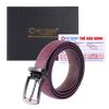 Thắt lưng nữ da đà điểu cao cấp 2,5P màu đỏ, tím HD5408-09-13-17-25-27