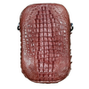 Túi đeo da cá sấu mini cao cấp màu nâu đỏ HD6227