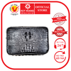 Clutch xách tay da cá sấu gù màu đen HD6243