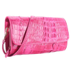 Túi xách nữ da cá sấu đeo chéo 2 gai màu hồng HD6250