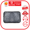 Clutch cầm tay da cá sấu gai màu đen HD6266
