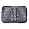 Clutch cầm tay da cá sấu gai màu đen HD6266