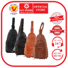 Túi đeo trước nam da cá sấu màu đen, nâu đất, vàng bò, nâu đỏ HD6285-86-87-88