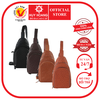 Túi đeo trước nam da đà điểu màu đen, nâu đất, vàng bò, nâu đỏ HD6443-44-45-46