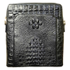 Túi đeo chéo Huy Hoàng da cá sấu gù màu đen HD6739