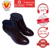 Giày boot nữ Huy Hoàng da bò màu nâu HD7036