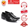Giày tây nam Huy Hoàng da bò màu đen HD7102