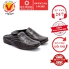 Giày sabo nam Huy Hoàng da bò màu nâu đậm HD7125
