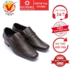 Giày nam Huy Hoàng da bò màu nâu đất HD7134