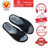 Dép nam Huy Hoàng quai xéo màu đen HD7148
