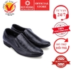 Giày lười nam da bò vân cá sấu màu đen HD7159
