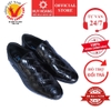 Giày nam Huy Hoàng da cá sấu da bụng màu đen HD7248