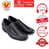Giày tây nam mũi vuông xỏ chân màu đen HD7709