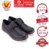 Giày tây Huy Hoàng quai ngang mũi tròn màu đen HD7713