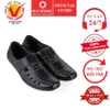 Giày rọ nam Huy Hoàng da bò màu đen HD7786