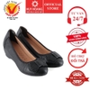 Giày nữ Huy Hoàng da bò 3 phân màu đen HD7939