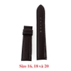 Dây đồng hồ da bò nhiều size màu nâu đất HD8102-16-30