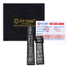 Dây đồng hồ da cá sấu nhiều size màu đen, nâu đất, vàng bò, nâu đỏ HD8201-06-26-77-81