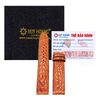 Dây đồng hồ da cá sấu nhiều size màu đen, nâu đất, vàng bò, nâu đỏ HD8201-06-26-77-81