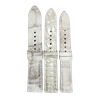 Dây đồng hồ da cá sấu size 18, 20, 22 màu bạch tạng HD8296-97