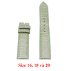 Dây đồng hồ da đà điểu nhiều size màu xanh lá HD8405-21-42-60-62-64