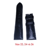 Dây đồng hồ da đà điểu nhiều size màu đen HD8401-09-17-35-44-53