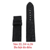 Dây đồng hồ da đà điểu nhiều size màu đen HD8401-09-17-35-44-53
