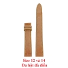 Dây đồng hồ da đà điểu nhiều size màu vàng bò HD8403-11-19-40-49-58