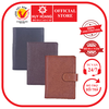 Ví Passport da bò bấm nút màu da, đen, nâu HD9107-08-09