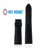 Dây đồng hồ da bò Huy Hoàng size 16, 18, 20 màu đen HD8115