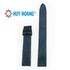 Dây đồng hồ da đà điểu da bụng size 12, 14 màu xanh đậm HD8459