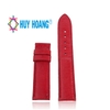 Dây đồng hồ da đà điểu da bụng size 22, 24, 26 màu đỏ HD8445