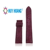 Dây đồng hồ da đà điểu da bụng size 16, 18, 20 màu tím HD8439