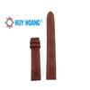 Dây đồng hồ da đà điểu da bụng size 12, 14 màu nâu đỏ HD8456