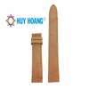 Dây đồng hồ da đà điểu da bụng size 12, 14 màu vàng bò HD8458