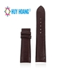 Dây đồng hồ da đà điểu da bụng size 16, 18, 20 màu nâu đất HD8437