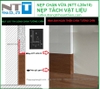 Nẹp tách khe chân tường, nẹp trát tường