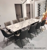 Bàn Ăn 10 Ghế Mặt Đá Cẩm Thạch 2331S