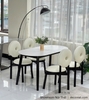 Bàn Ăn 4 Ghế Mặt Đá 2806S phong cách Bắc Âu tối giản hiện đại
