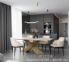 Bàn Ăn 4 Ghế Mặt Đá Cao Cấp 2065S
