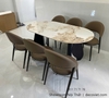 Bàn Ăn 6 Ghế Chân Gỗ Mặt Đá 2722S