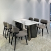 Bàn Ăn 6 Ghế Mặt Đá Nhập Khẩu 2908S